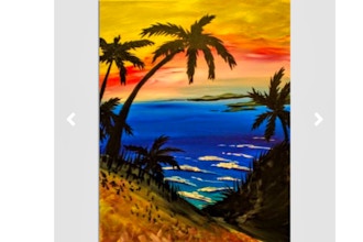 Paint Nite: Tropical Horizon Through the Sand Dunes